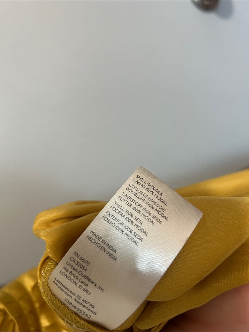 Anthropologie Silk Colorblocked Maxi Dress - Gold, Pink and Green Goddess Luxury - Picture 5 of 9